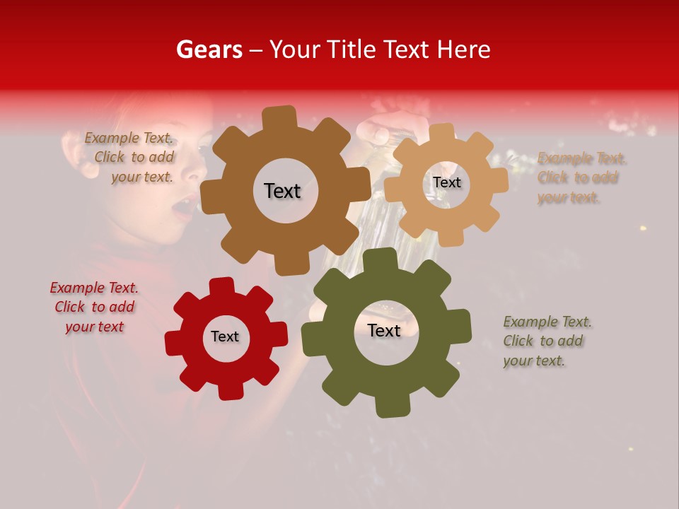 Female Lunch Home PowerPoint Template