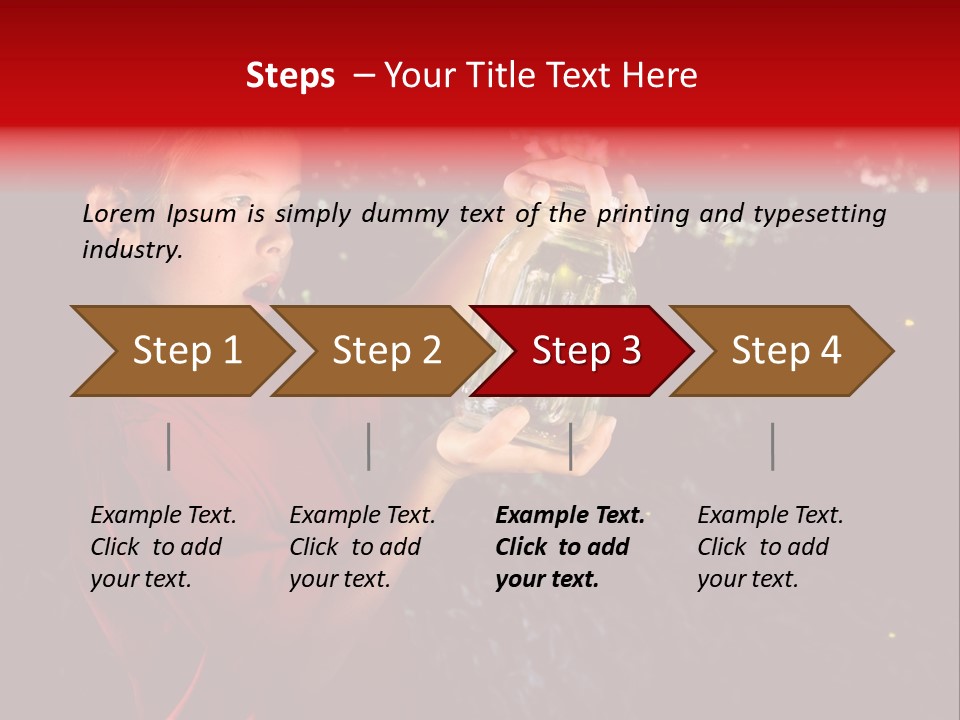 Female Lunch Home PowerPoint Template