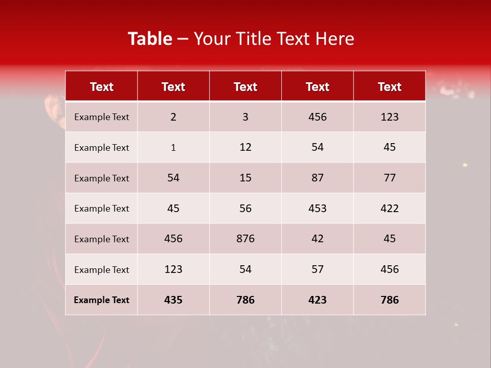 Female Lunch Home PowerPoint Template