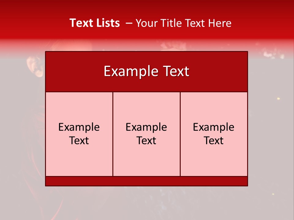 Female Lunch Home PowerPoint Template