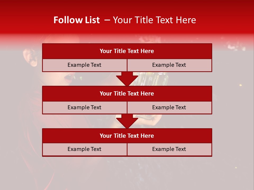 Female Lunch Home PowerPoint Template