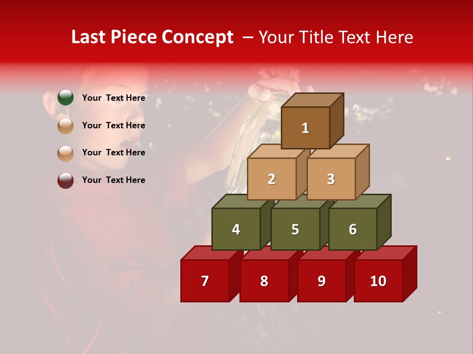 Female Lunch Home PowerPoint Template