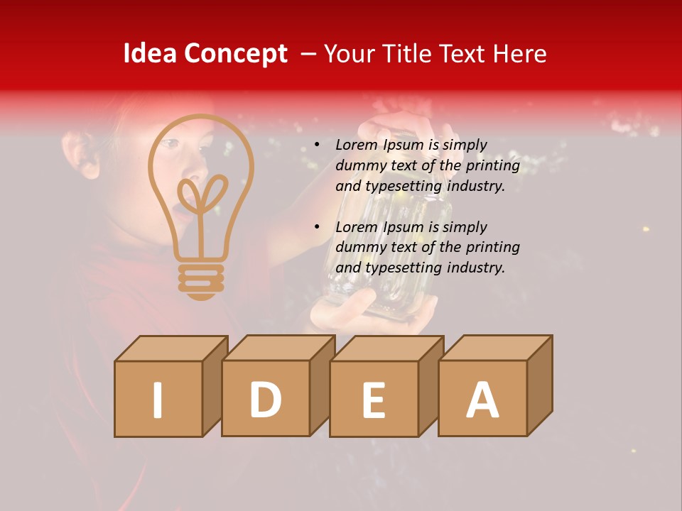 Female Lunch Home PowerPoint Template