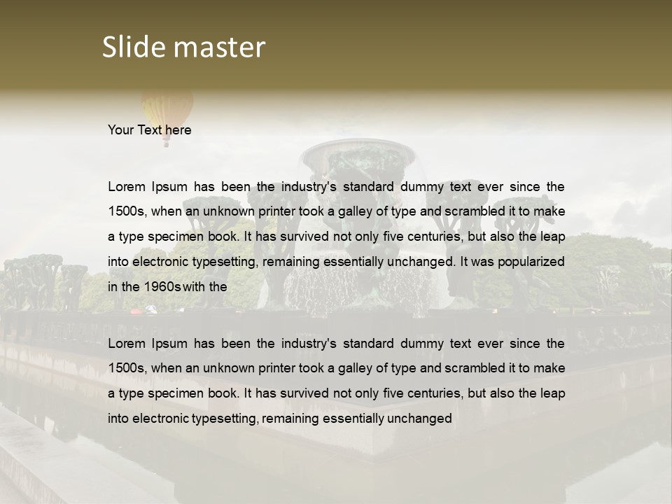 Sea Meat Appetizer PowerPoint Template