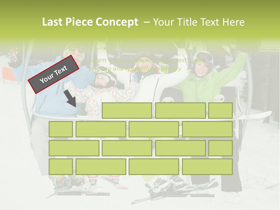 Meat Red Part PowerPoint Template