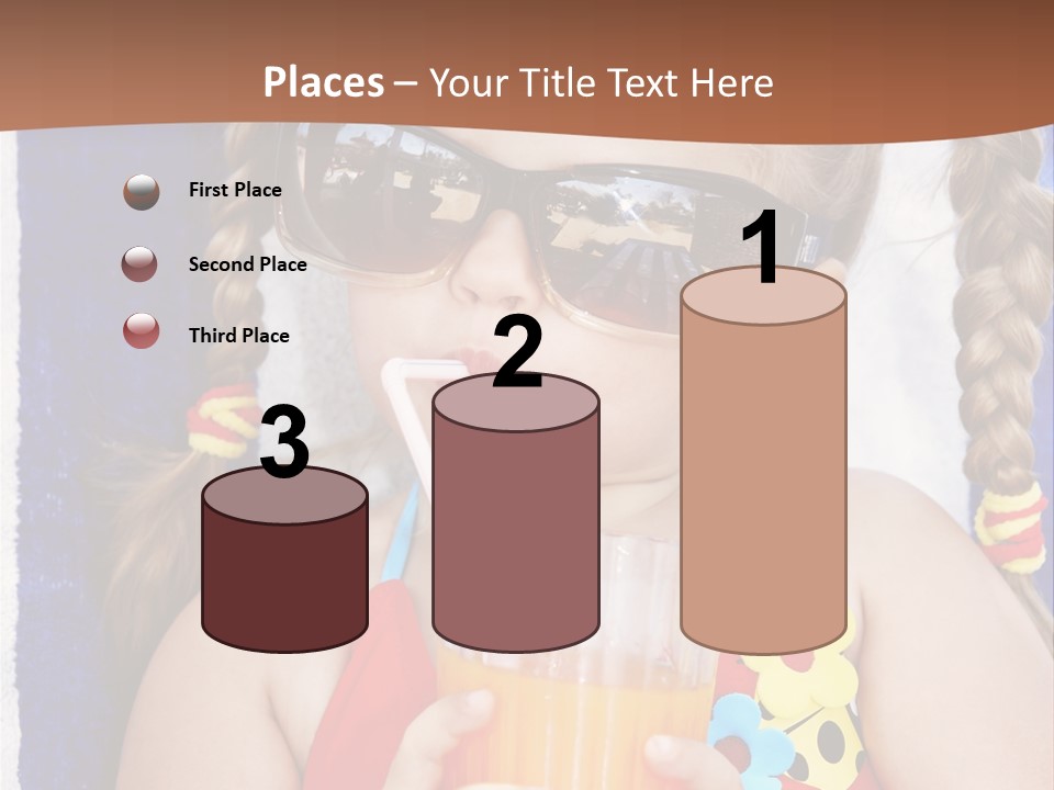 Refreshment Orange Raw PowerPoint Template