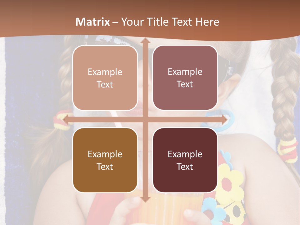 Refreshment Orange Raw PowerPoint Template