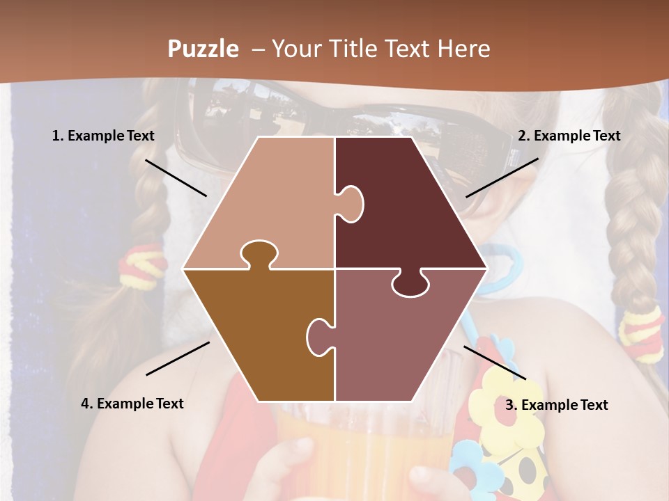 Refreshment Orange Raw PowerPoint Template