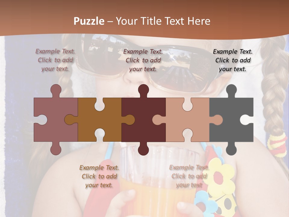 Refreshment Orange Raw PowerPoint Template