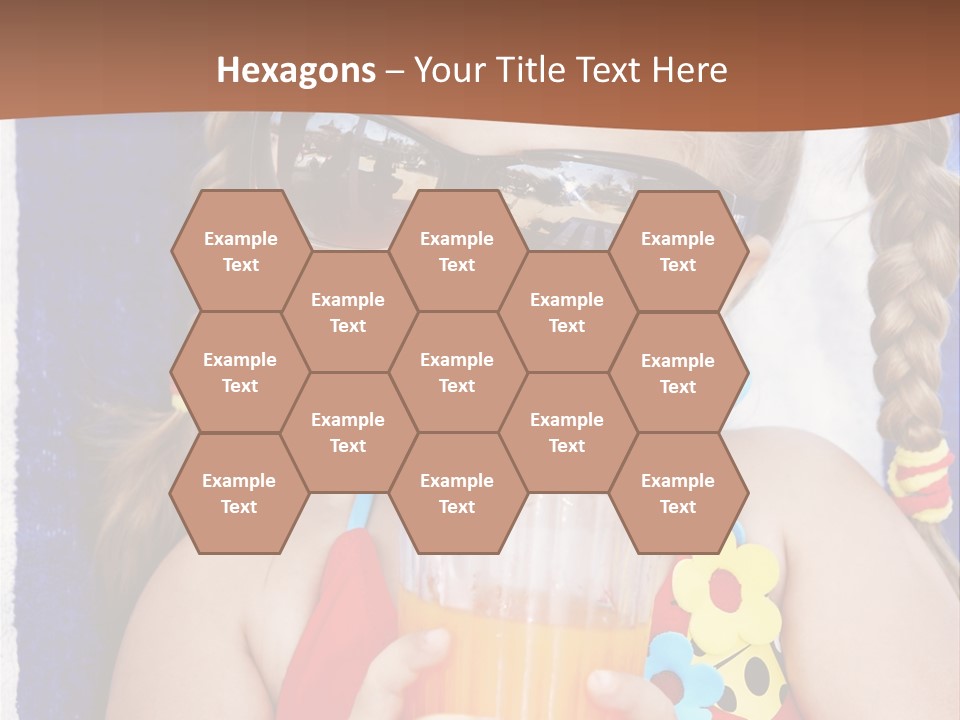 Refreshment Orange Raw PowerPoint Template