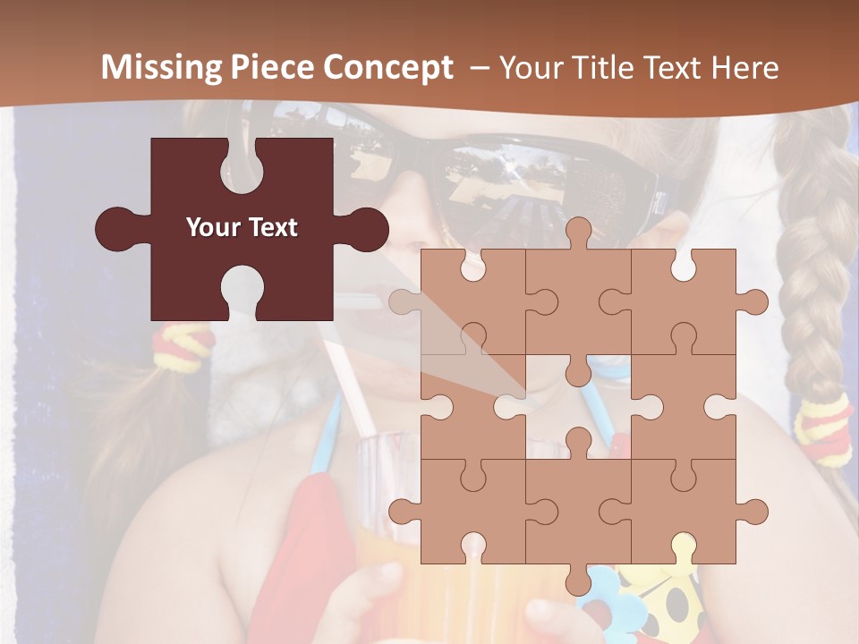 Refreshment Orange Raw PowerPoint Template