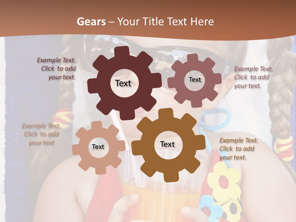 Refreshment Orange Raw PowerPoint Template