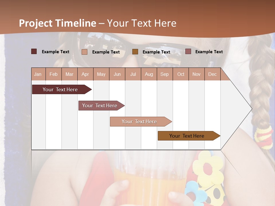 Refreshment Orange Raw PowerPoint Template