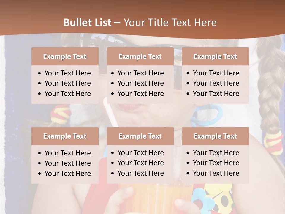 Refreshment Orange Raw PowerPoint Template