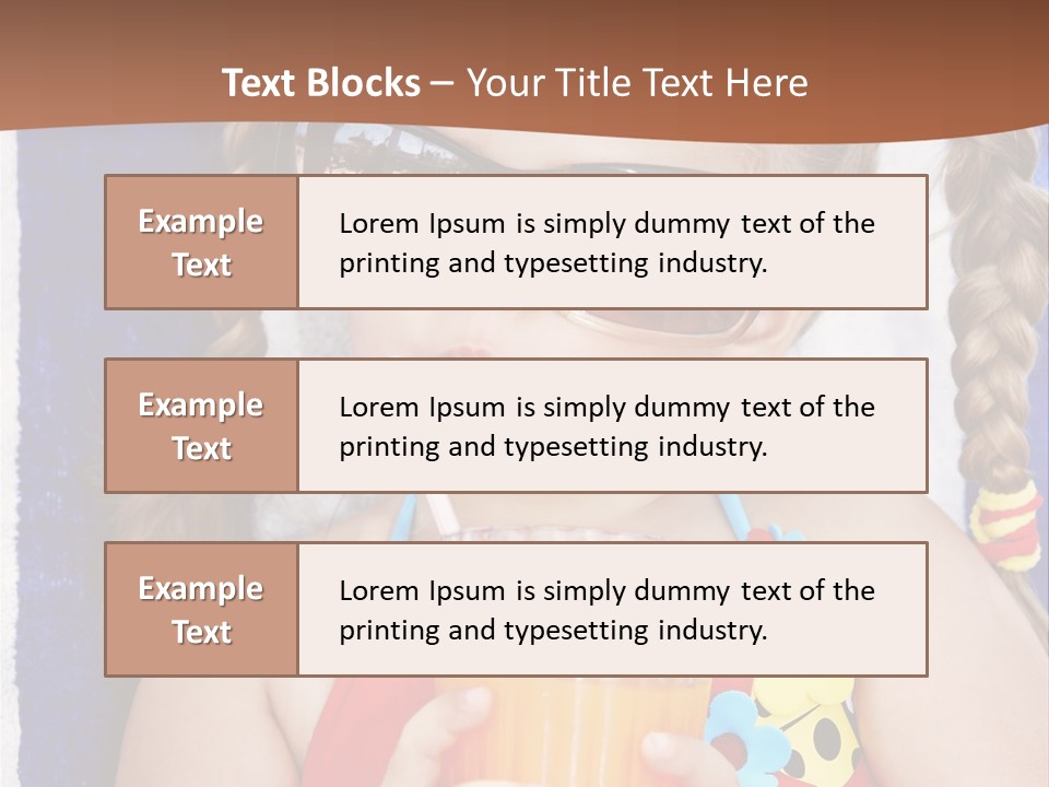 Refreshment Orange Raw PowerPoint Template
