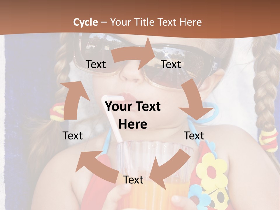 Refreshment Orange Raw PowerPoint Template