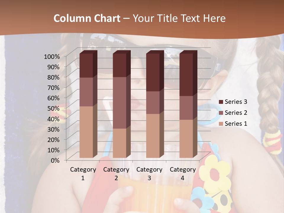 Refreshment Orange Raw PowerPoint Template