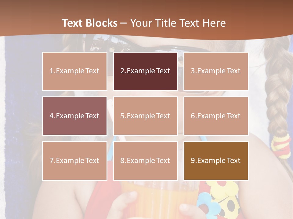 Refreshment Orange Raw PowerPoint Template