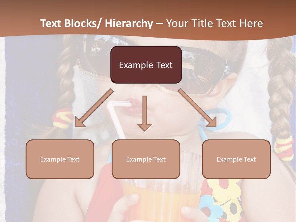 Refreshment Orange Raw PowerPoint Template