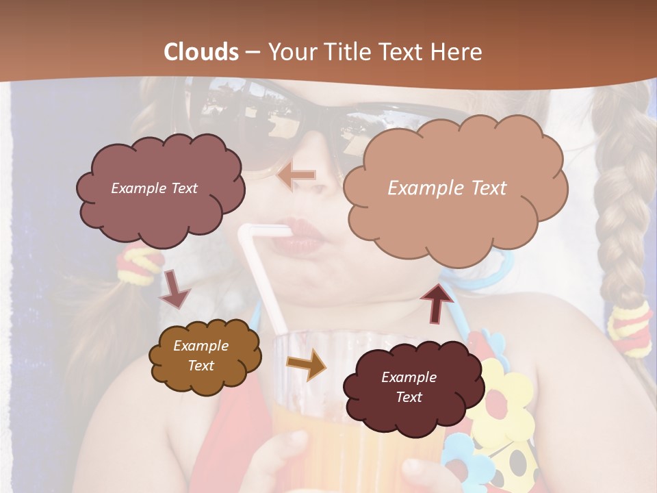 Refreshment Orange Raw PowerPoint Template