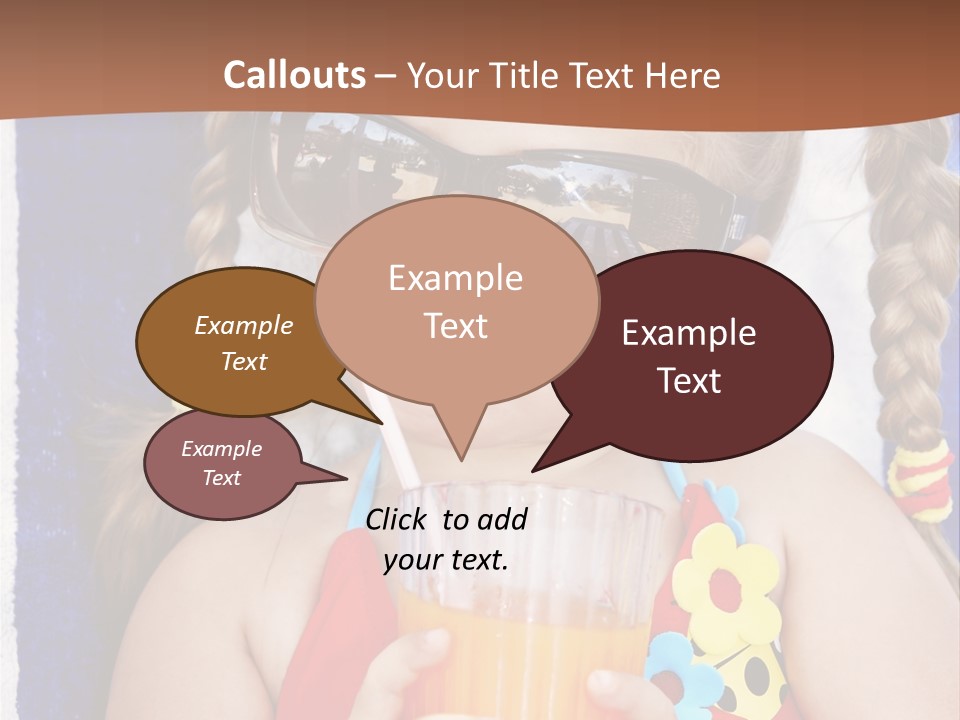 Refreshment Orange Raw PowerPoint Template