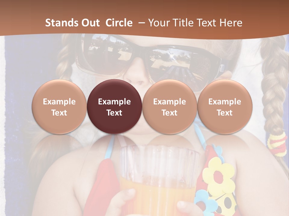 Refreshment Orange Raw PowerPoint Template