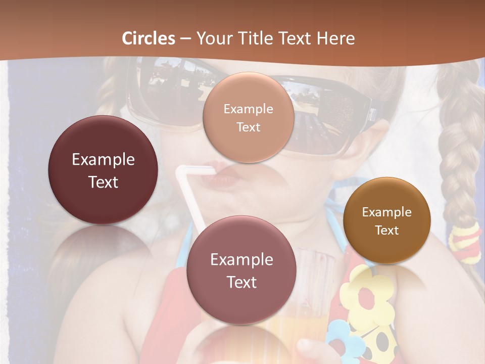 Refreshment Orange Raw PowerPoint Template