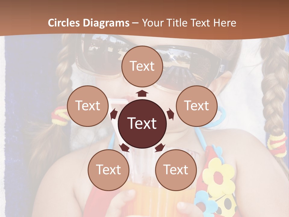 Refreshment Orange Raw PowerPoint Template