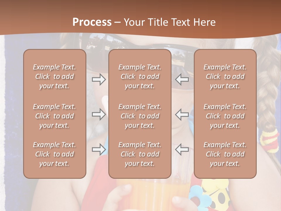 Refreshment Orange Raw PowerPoint Template