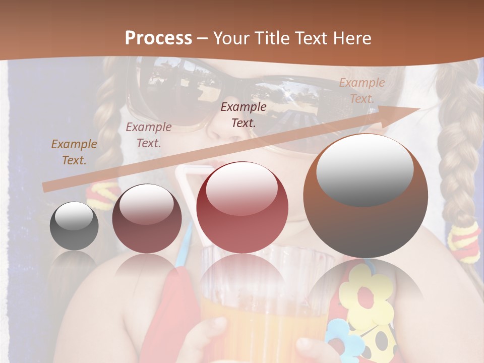 Refreshment Orange Raw PowerPoint Template