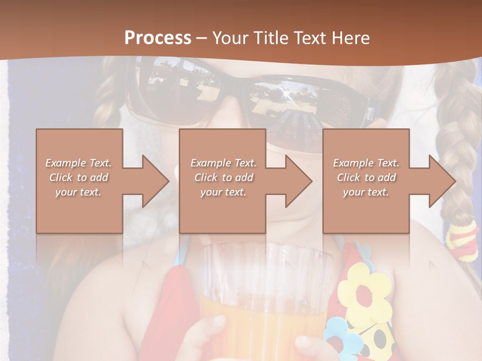 Refreshment Orange Raw PowerPoint Template