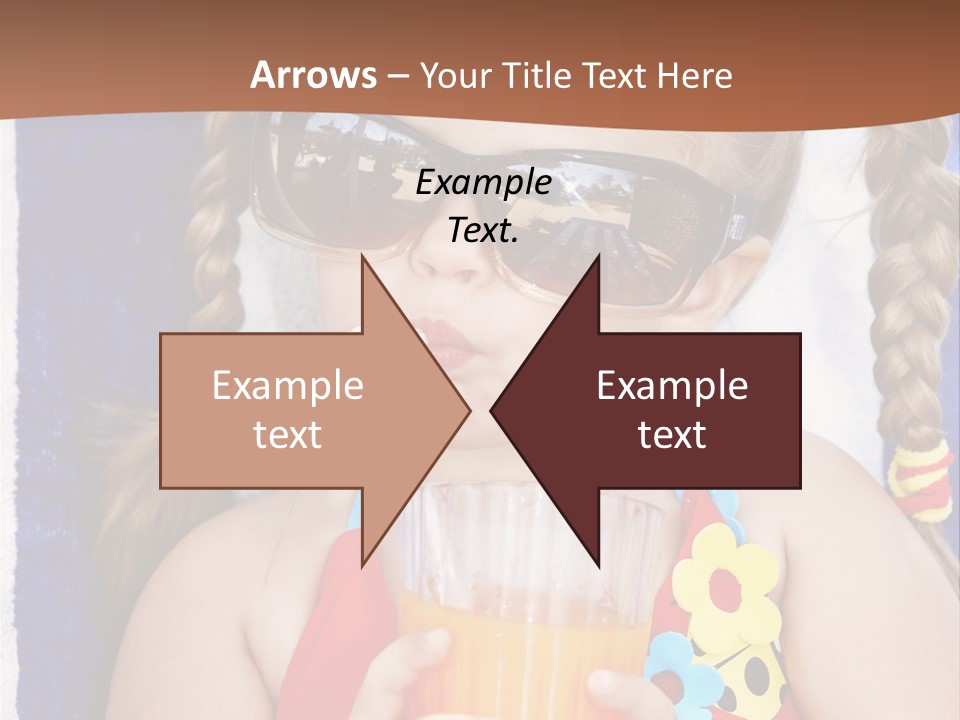 Refreshment Orange Raw PowerPoint Template