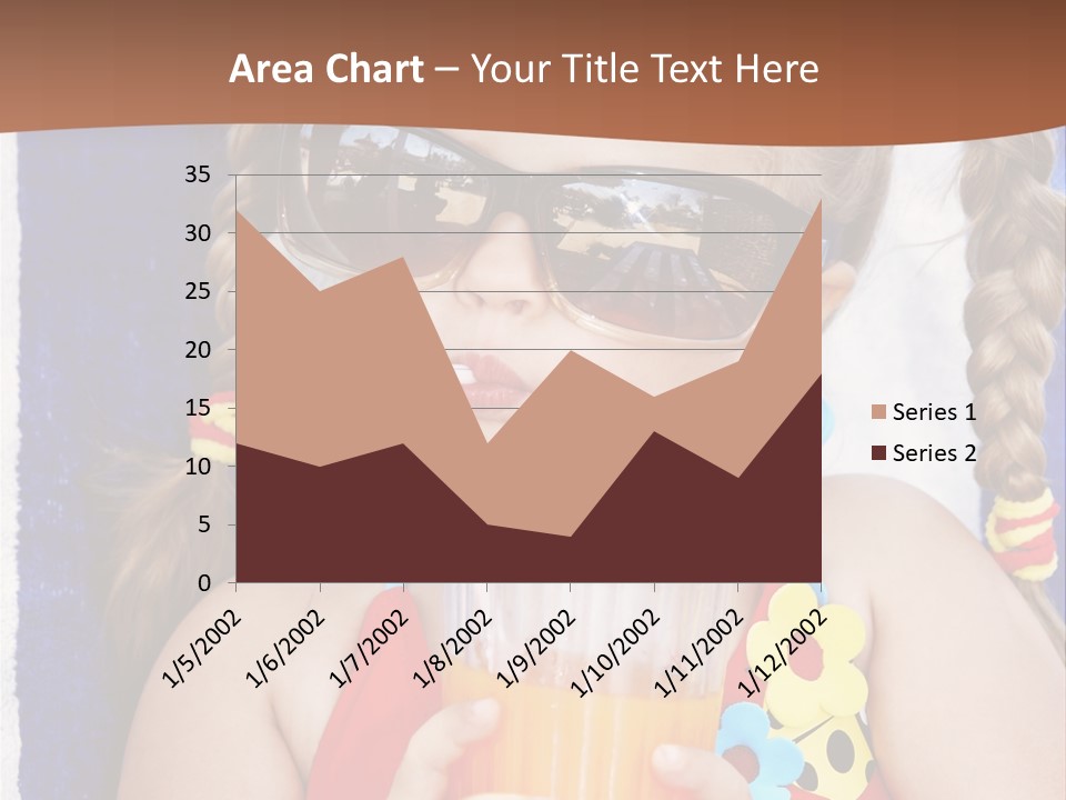 Refreshment Orange Raw PowerPoint Template