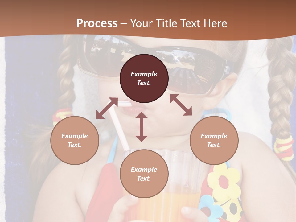 Refreshment Orange Raw PowerPoint Template