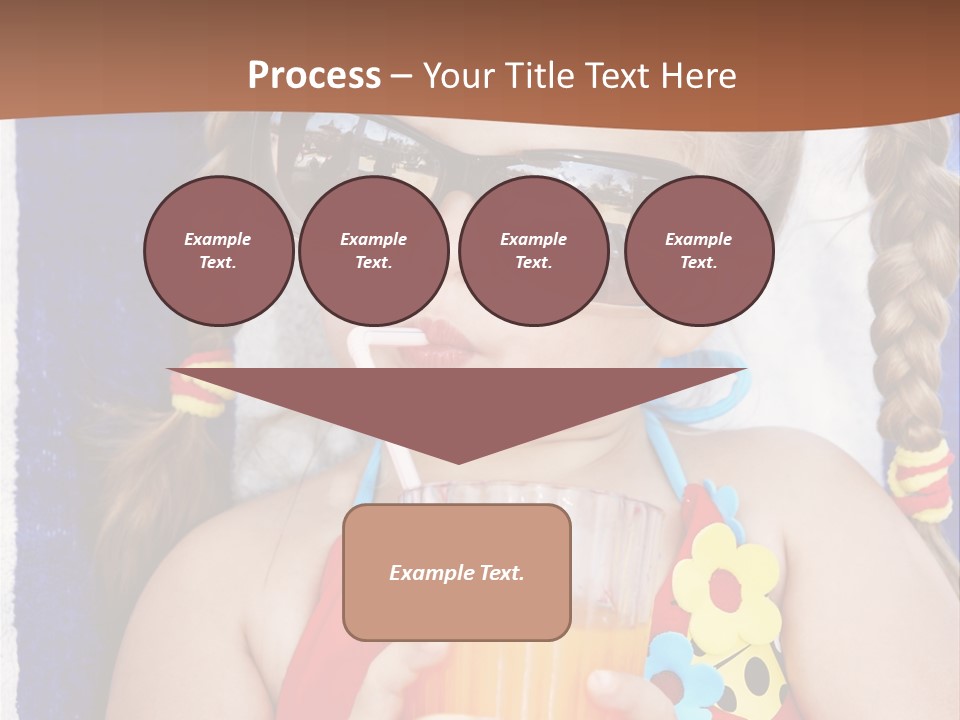 Refreshment Orange Raw PowerPoint Template