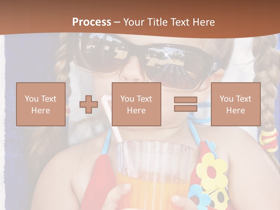 Refreshment Orange Raw PowerPoint Template