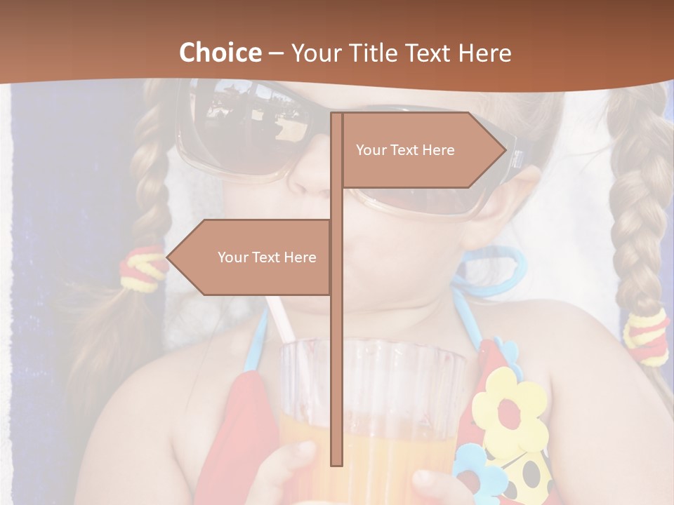 Refreshment Orange Raw PowerPoint Template