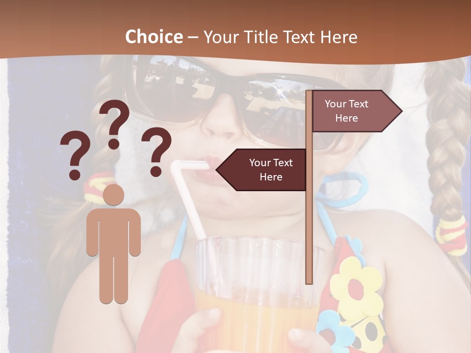 Refreshment Orange Raw PowerPoint Template