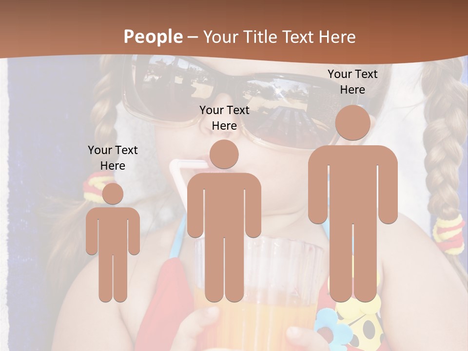 Refreshment Orange Raw PowerPoint Template