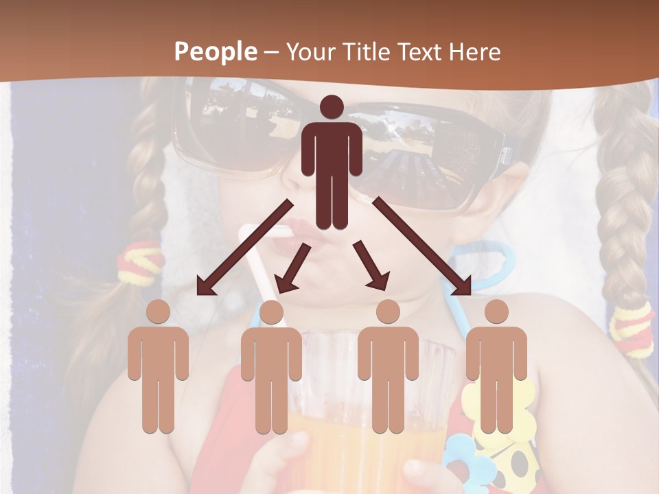 Refreshment Orange Raw PowerPoint Template