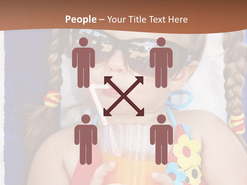 Refreshment Orange Raw PowerPoint Template