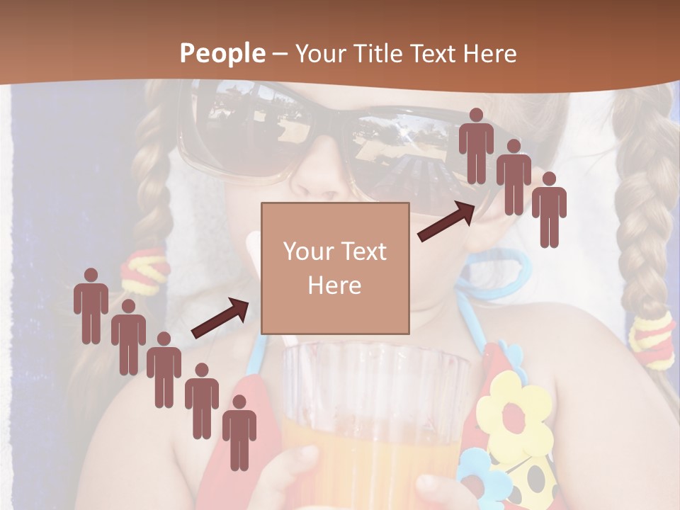 Refreshment Orange Raw PowerPoint Template