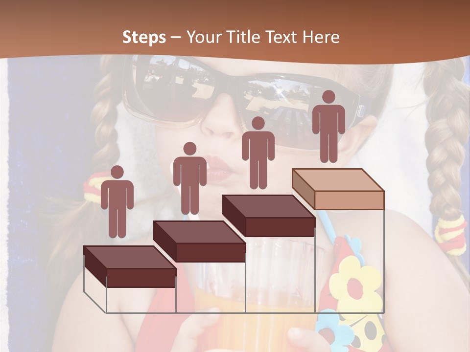 Refreshment Orange Raw PowerPoint Template