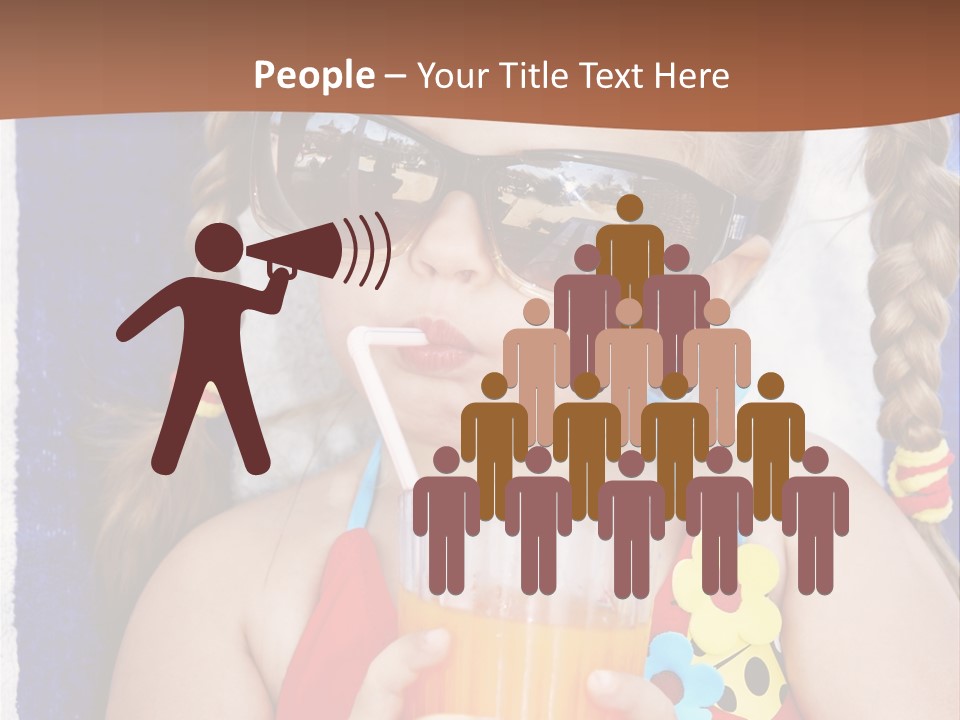 Refreshment Orange Raw PowerPoint Template