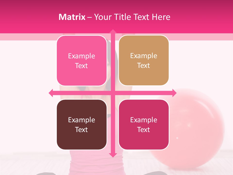 Expecting Red Maternity PowerPoint Template