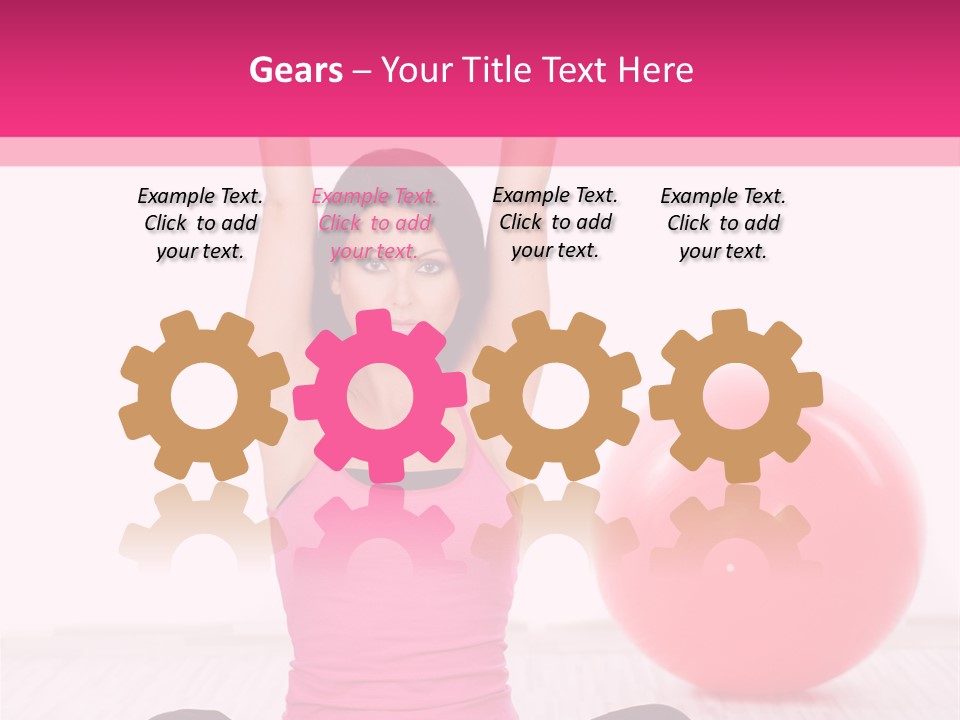 Expecting Red Maternity PowerPoint Template