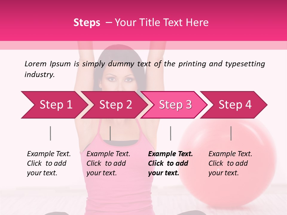 Expecting Red Maternity PowerPoint Template