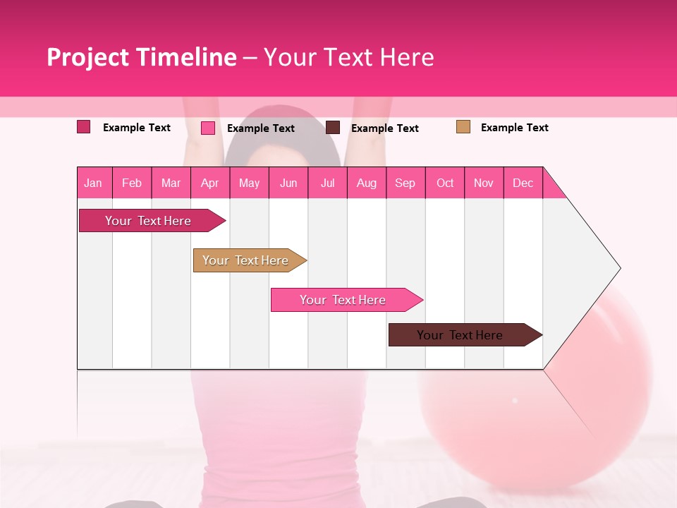 Expecting Red Maternity PowerPoint Template