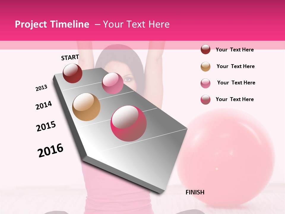 Expecting Red Maternity PowerPoint Template