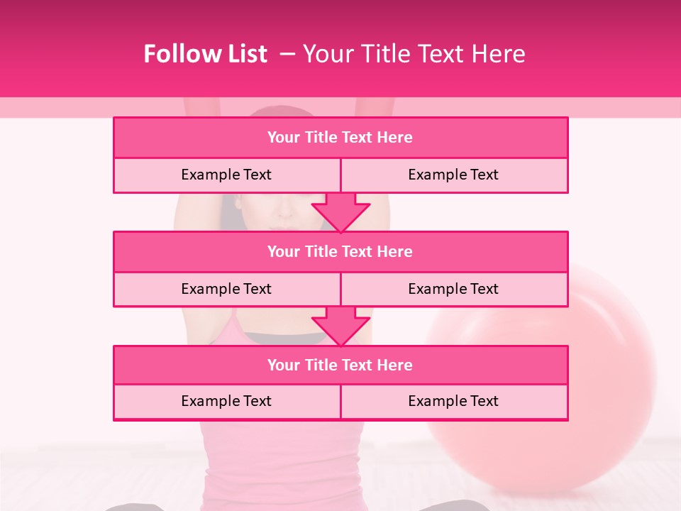 Expecting Red Maternity PowerPoint Template